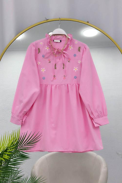 ÇİÇEK NAKIŞLI TUNİK