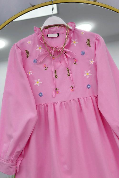 ÇİÇEK NAKIŞLI TUNİK