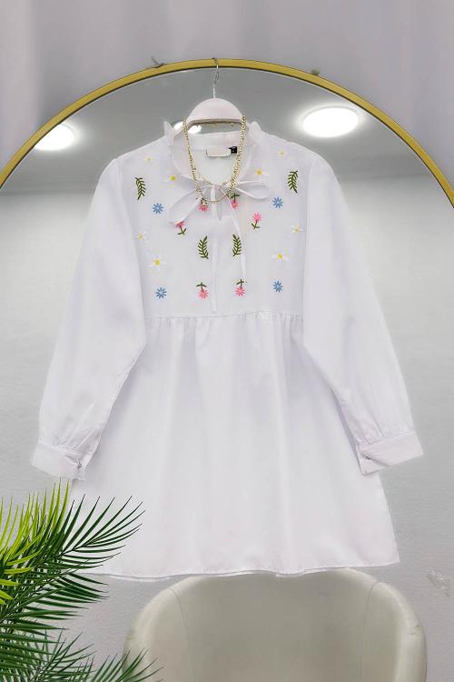 ÇİÇEK NAKIŞLI TUNİK