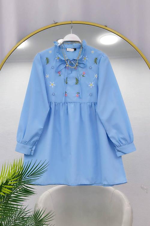 ÇİÇEK NAKIŞLI TUNİK