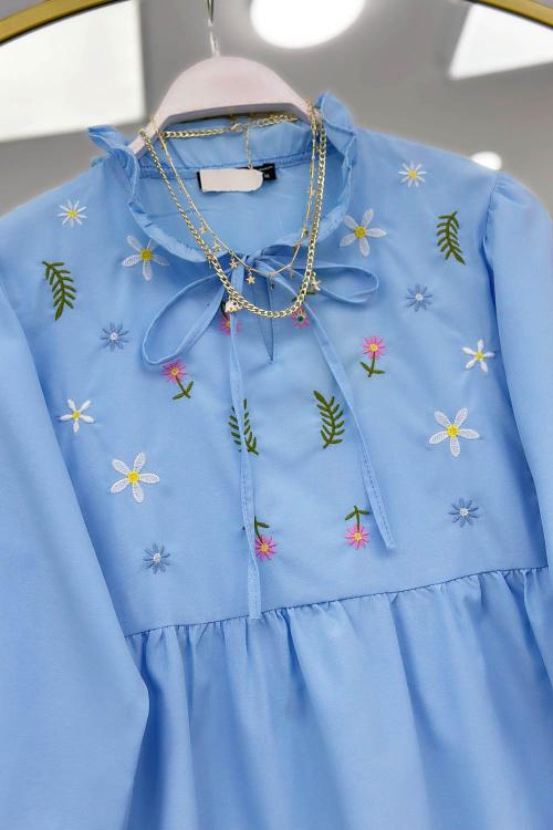 ÇİÇEK NAKIŞLI TUNİK