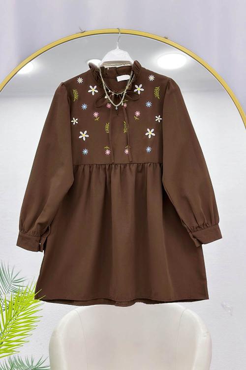 ÇİÇEK NAKIŞLI TUNİK